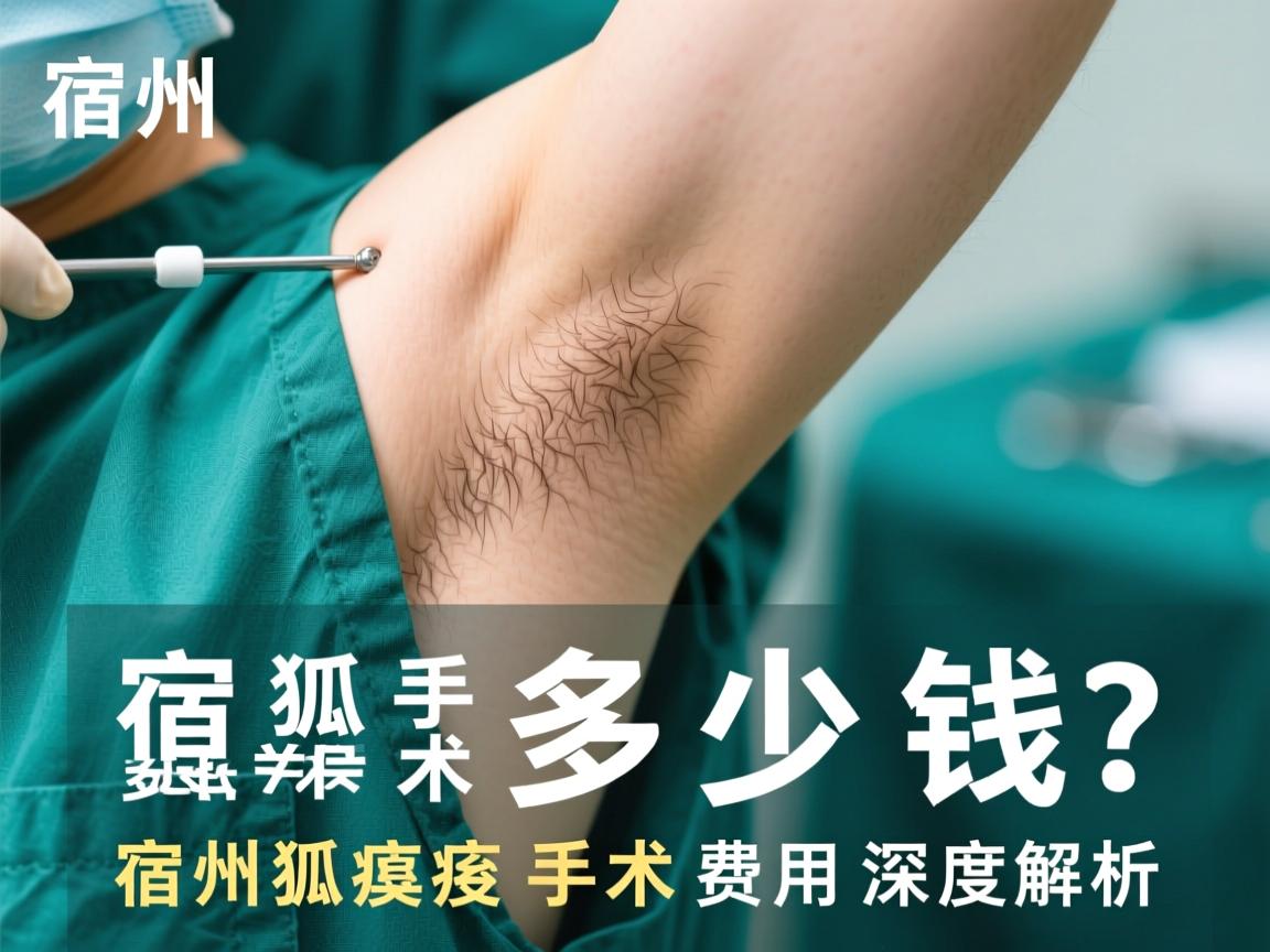 宿州狐臭手术多少钱？宿州狐臭手术费用深度解析