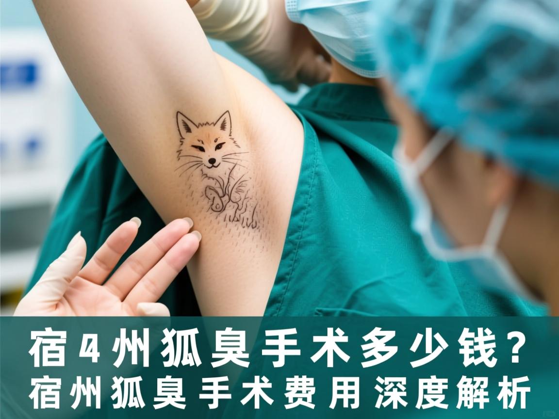 宿州狐臭手术多少钱？宿州狐臭手术费用深度解析