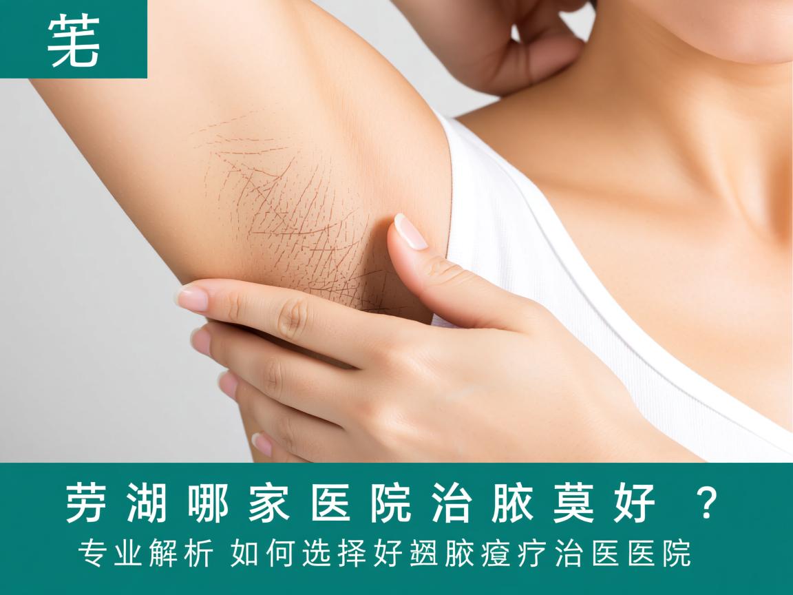 芜湖哪家医院治疗腋臭好？专业解析如何选择好的腋臭治疗医院