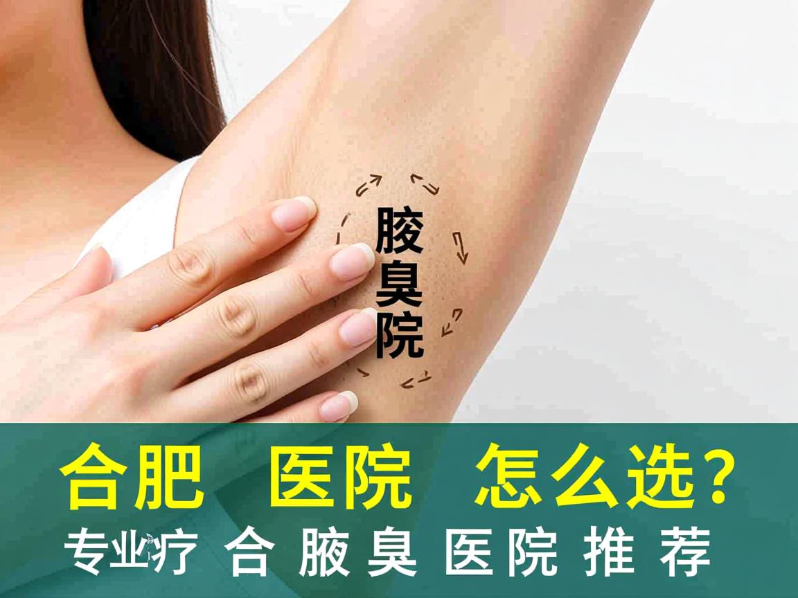 合肥腋臭医院怎么选？专业诊疗合肥腋臭医院推荐