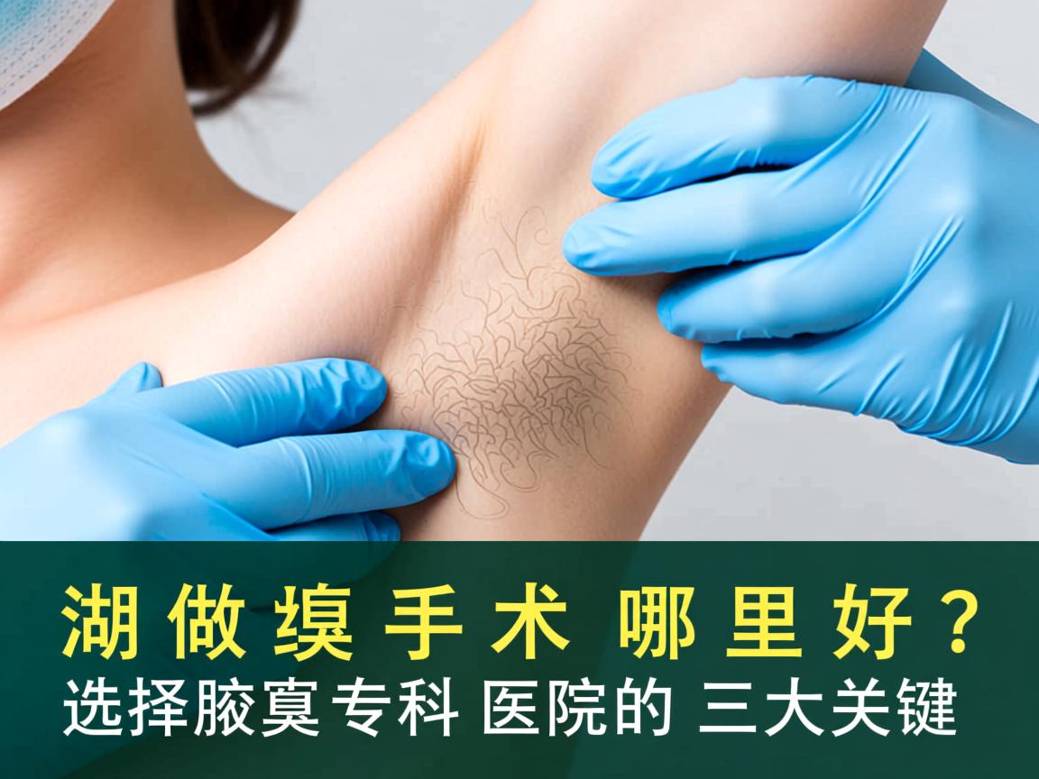 芜湖做腋臭手术哪里好？选择腋臭专科医院的三大关键