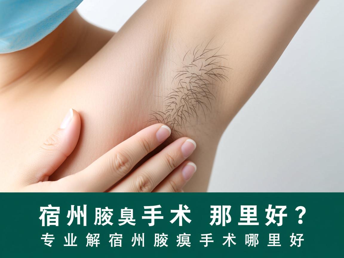 宿州腋臭手术那里好？专业解析宿州腋臭手术哪里好
