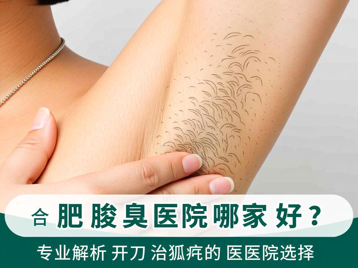 合肥腋臭医院哪家好？专业解析开刀治狐臭的医院选择