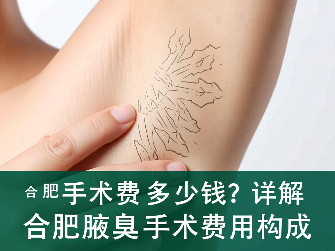 合肥腋臭手术费多少钱？详解合肥腋臭手术费用构成