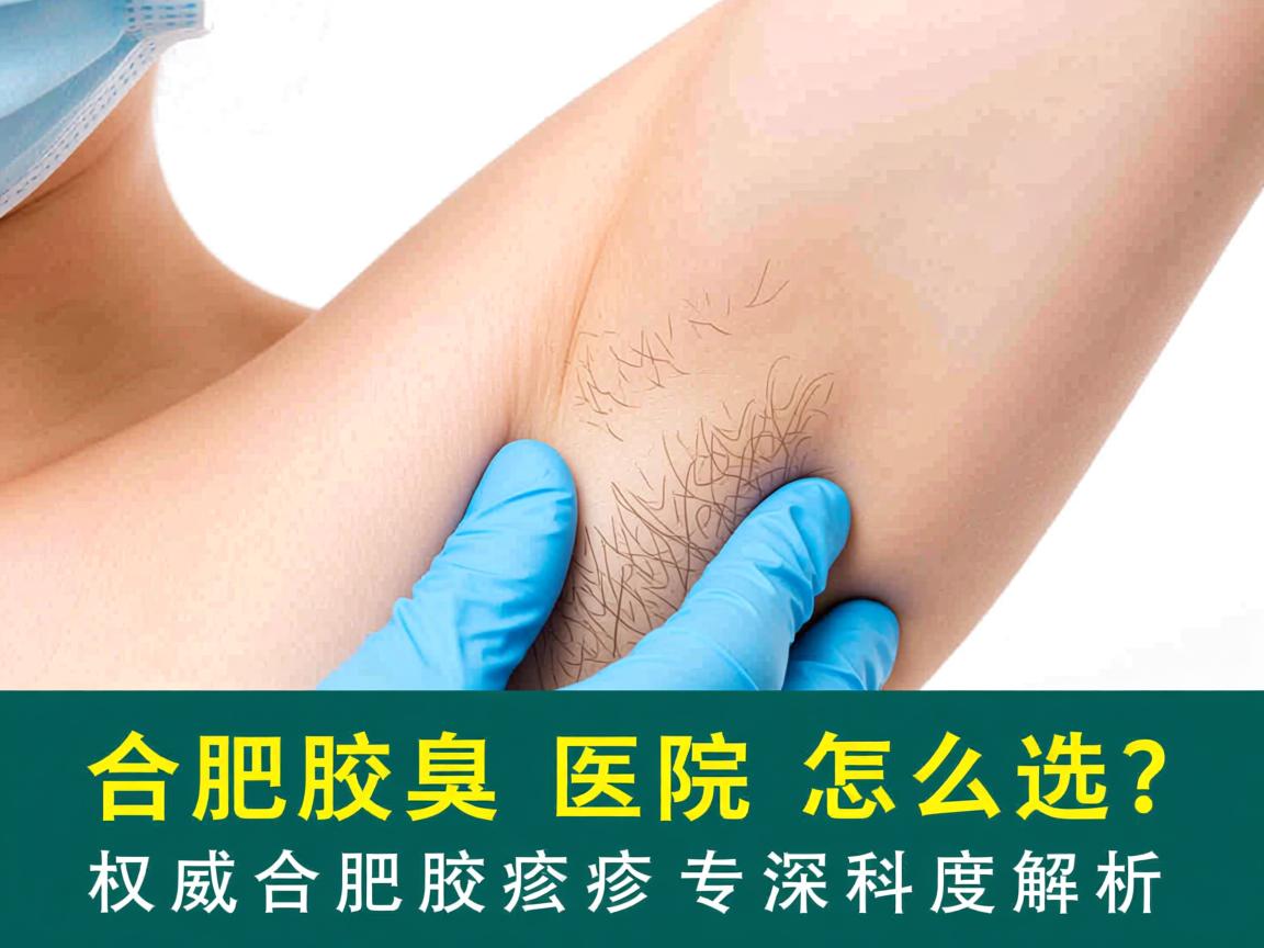 合肥腋臭医院怎么选？权威合肥腋臭专科深度解析