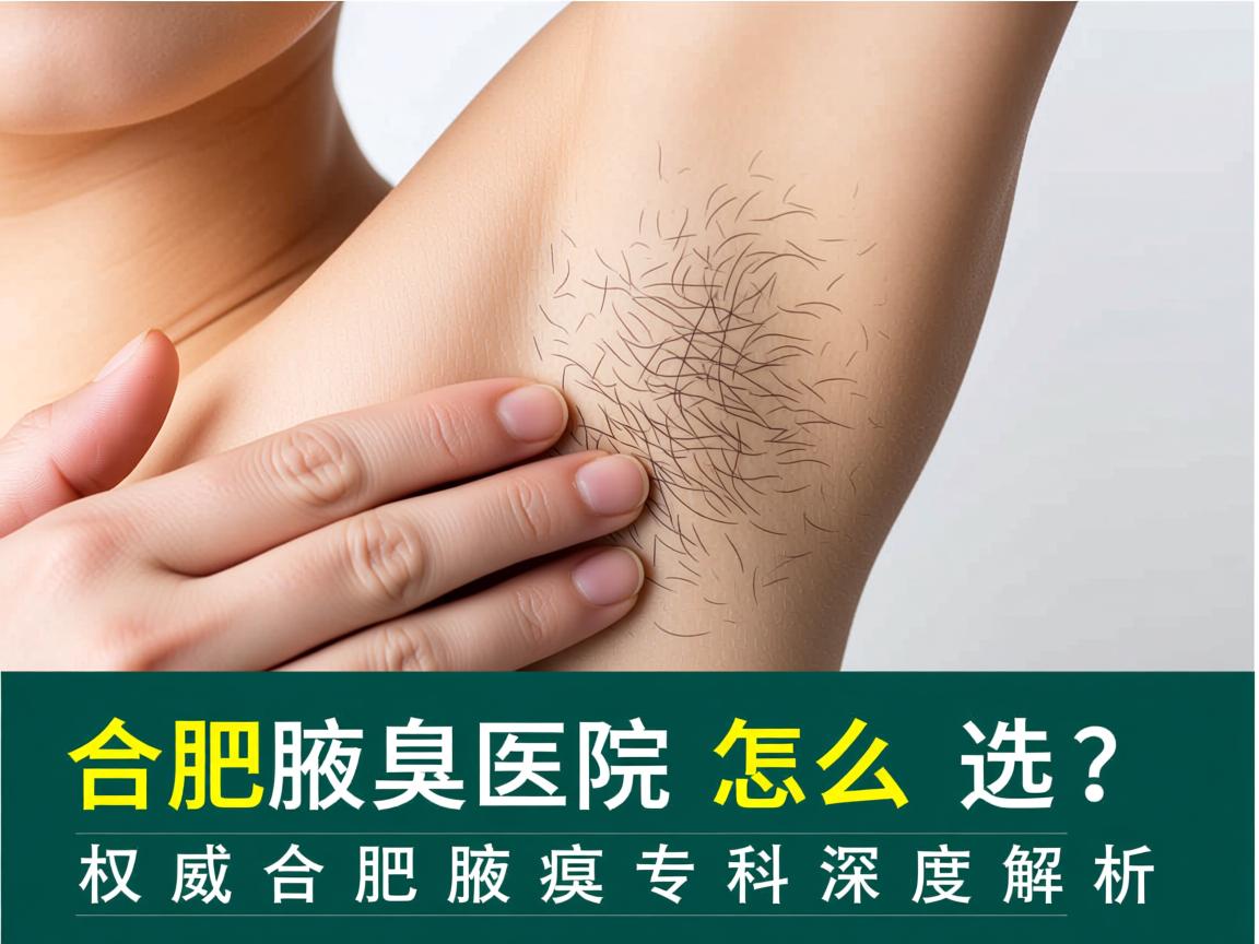合肥腋臭医院怎么选？权威合肥腋臭专科深度解析