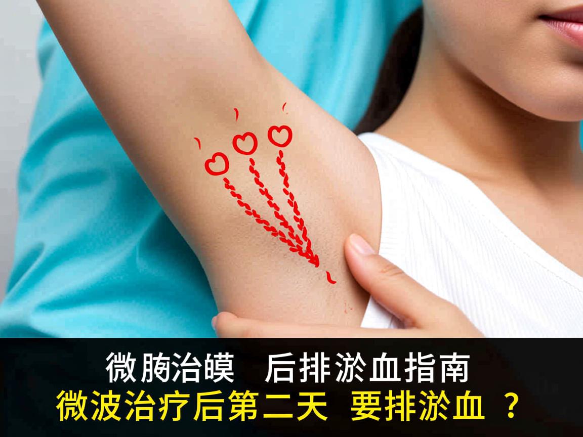 微波治疗腋臭后排淤血指南,微波治疗后第二天要排淤血吗? 微波治疗腋臭后排淤血指南,微波治疗后第二天要排淤血吗?