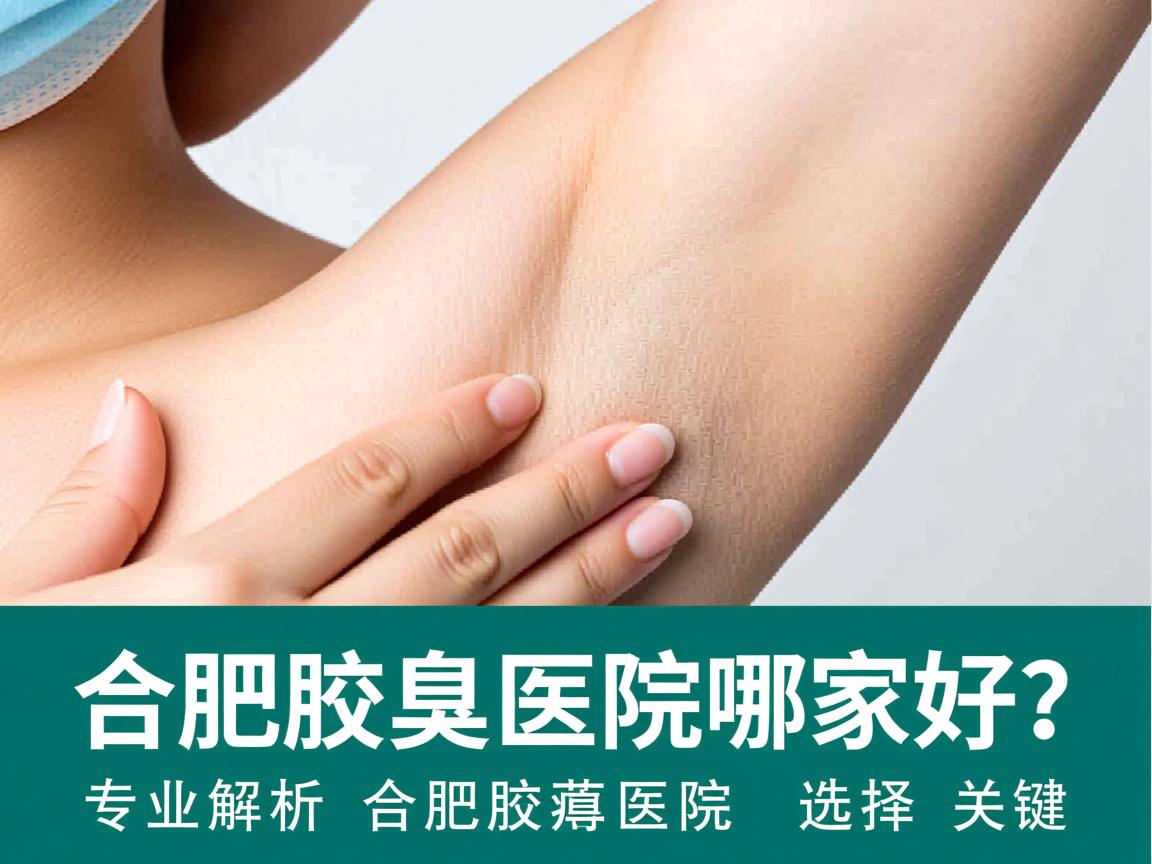 合肥腋臭医院哪家好？专业解析合肥腋臭医院的选择关键