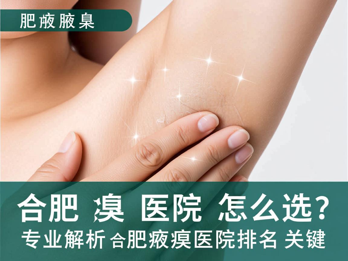 合肥腋臭医院怎么选？专业解析合肥腋臭医院排名关键