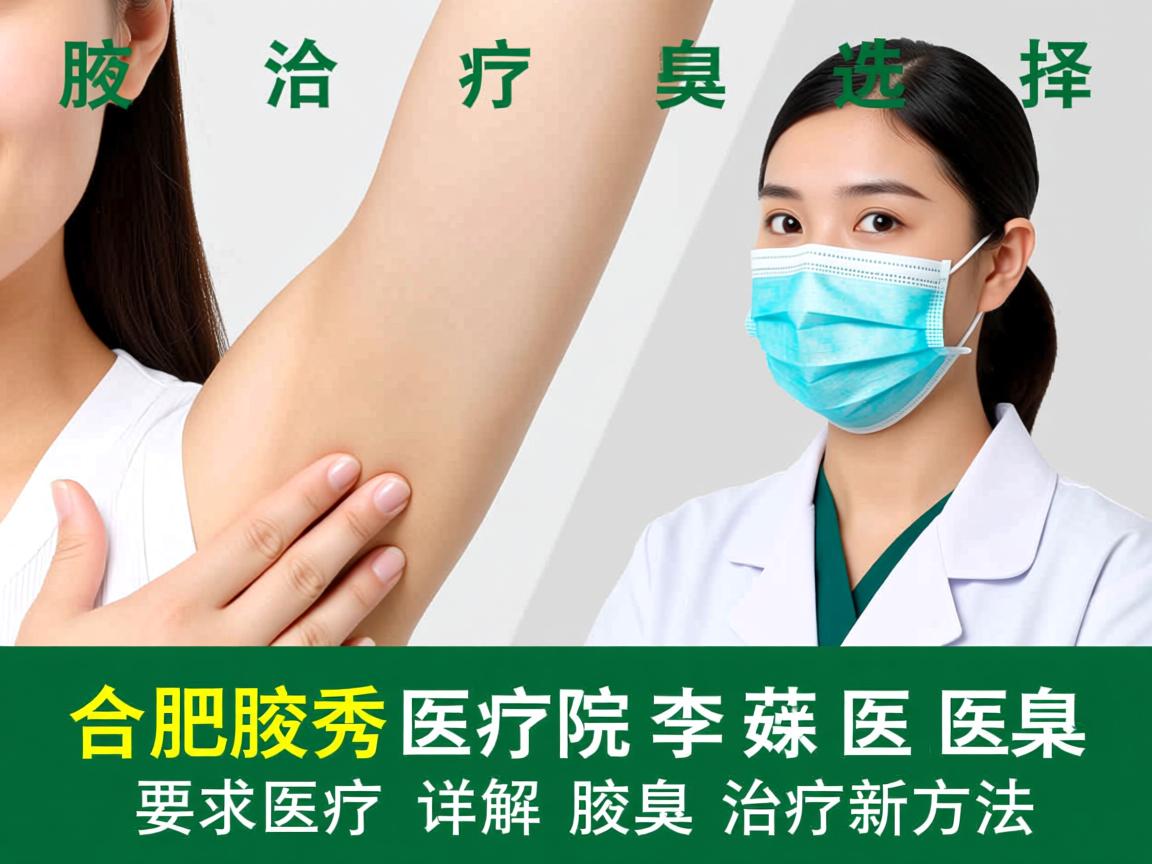 腋臭治疗选择，合肥腋秀医院李茹医生详解腋臭治疗新方法