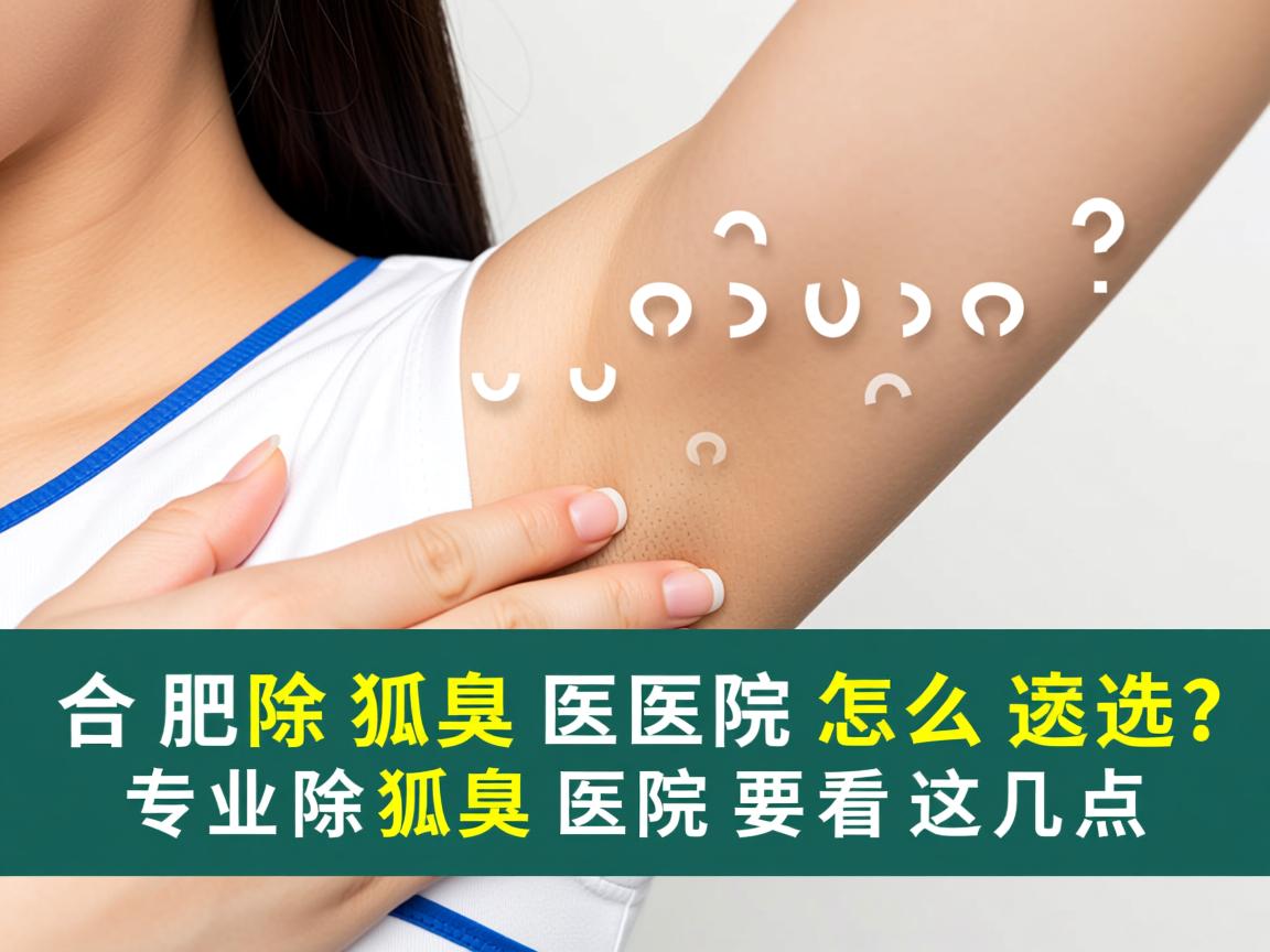 合肥除狐臭医院怎么选？专业除狐臭医院要看这几点
