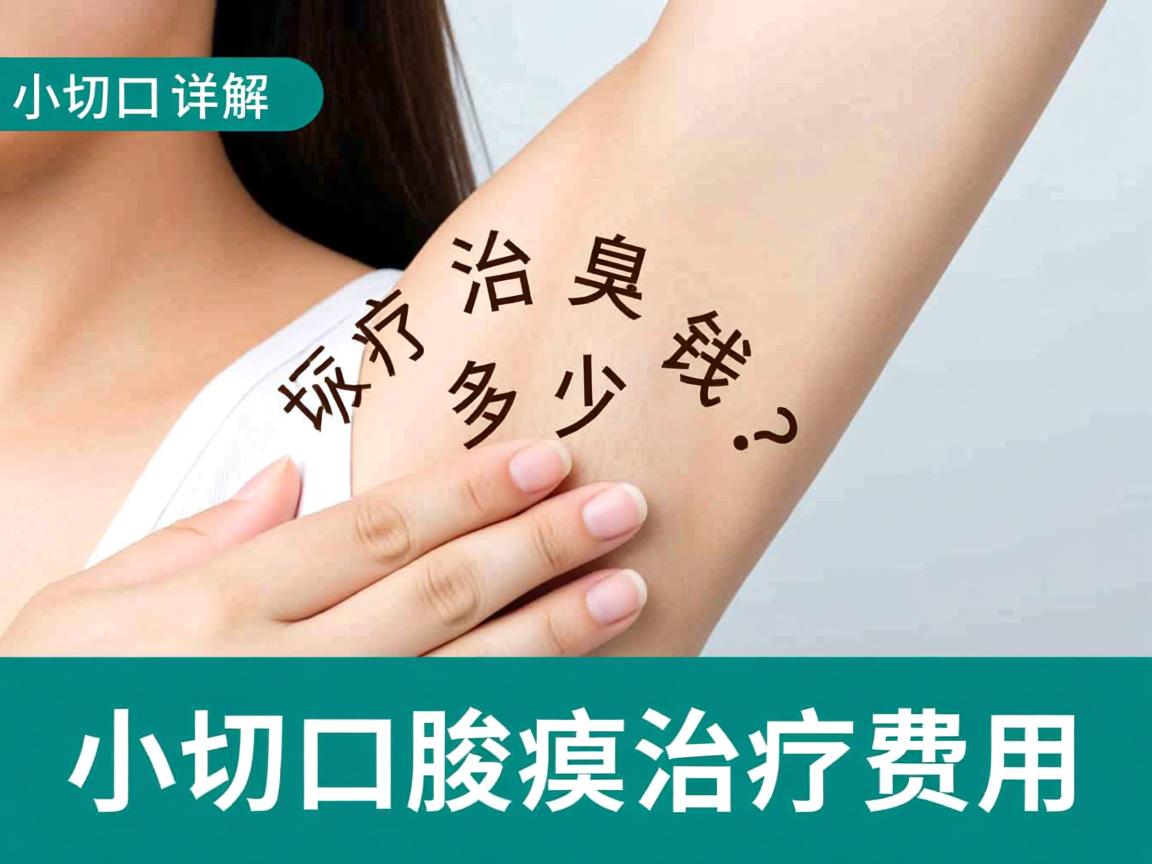 小切口治疗腋臭多少钱？详解小切口腋臭治疗费用
