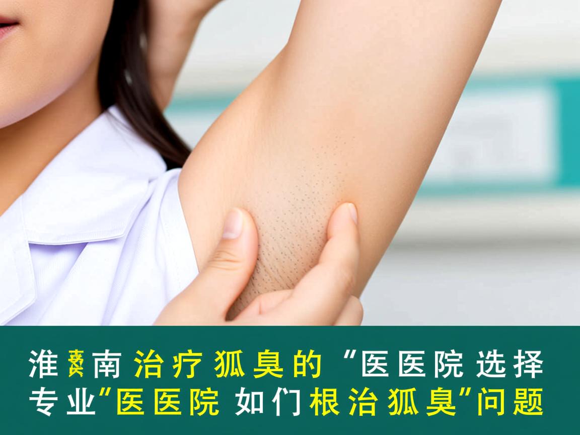 淮南治疗狐臭的医院选择，专业医院如何根治狐臭问题