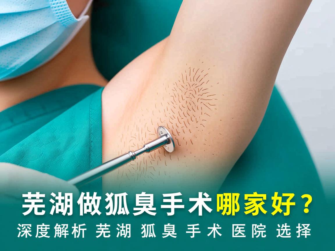 芜湖做狐臭手术哪家好？深度解析芜湖狐臭手术医院选择