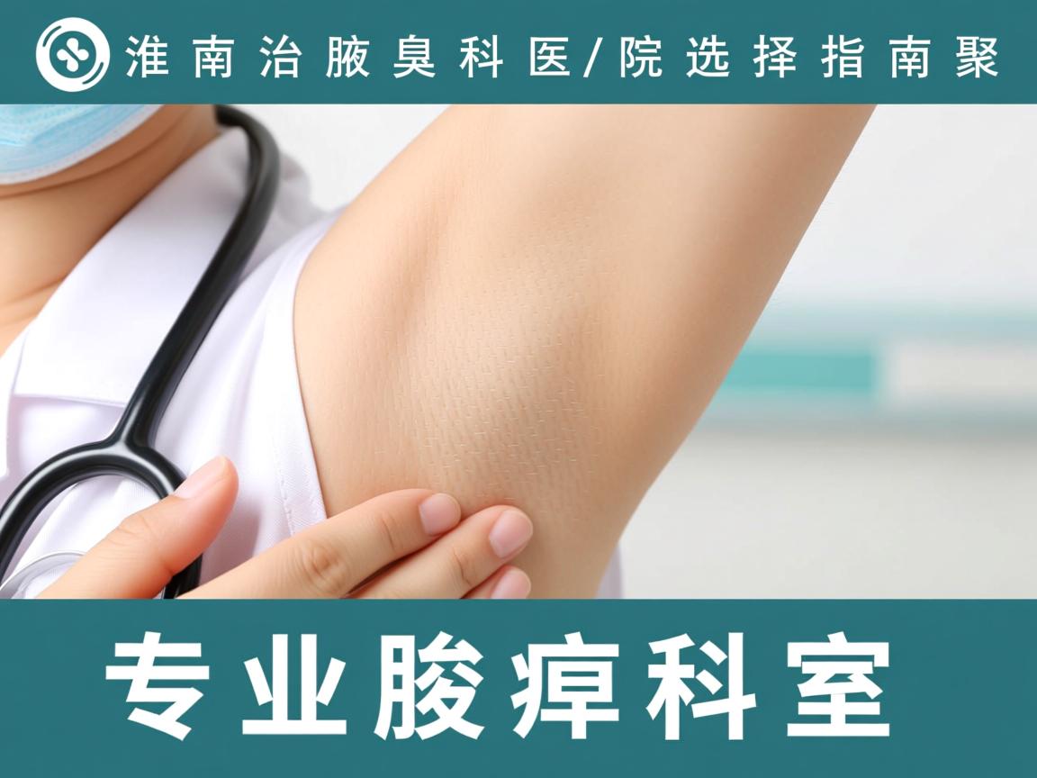 淮南治腋臭科医院选择指南，聚焦专业腋臭科室