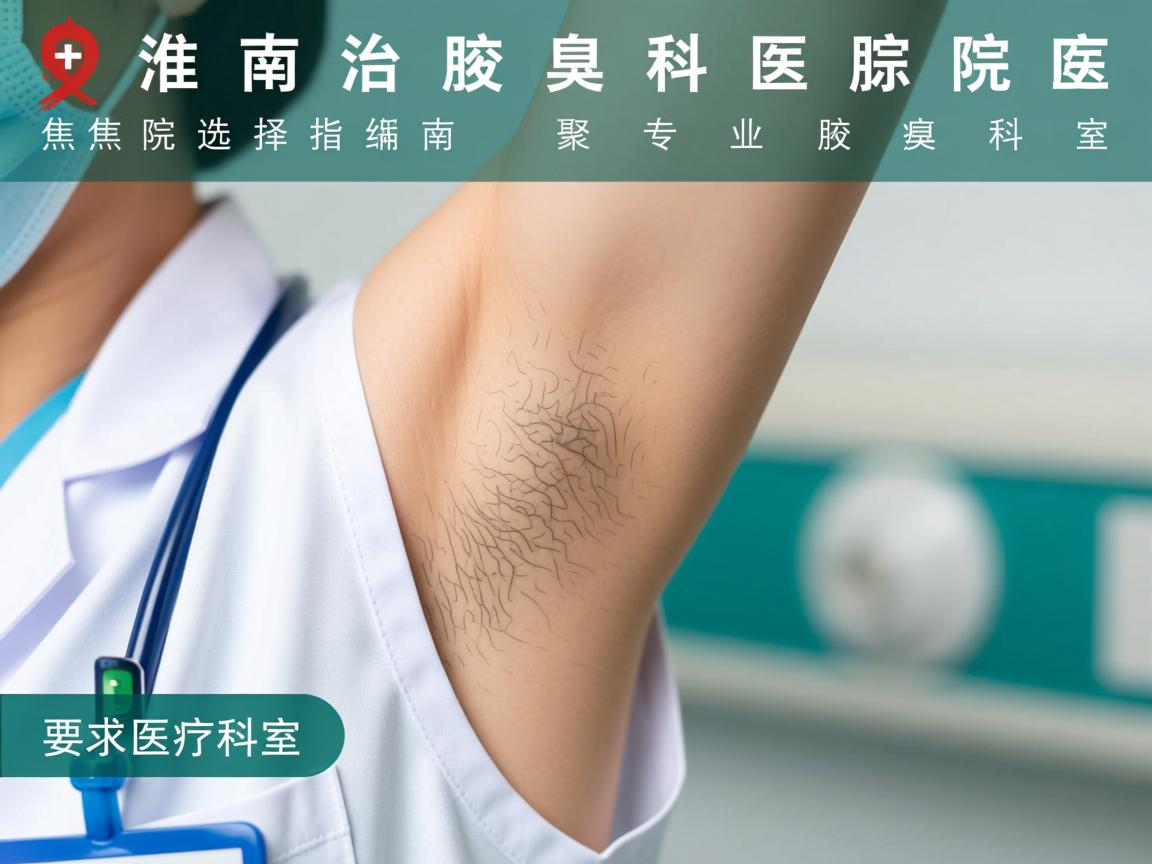 淮南治腋臭科医院选择指南，聚焦专业腋臭科室
