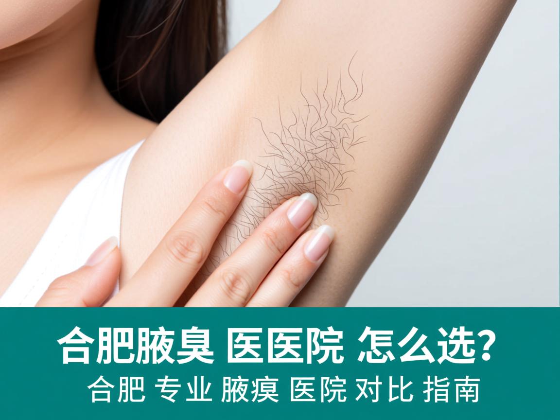 合肥腋臭医院怎么选？合肥专业腋臭医院对比指南