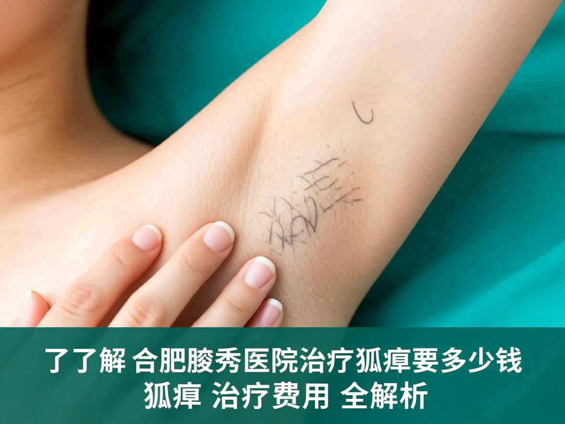 了解合肥腋秀医院治疗狐臭要多少钱，狐臭治疗费用全解析