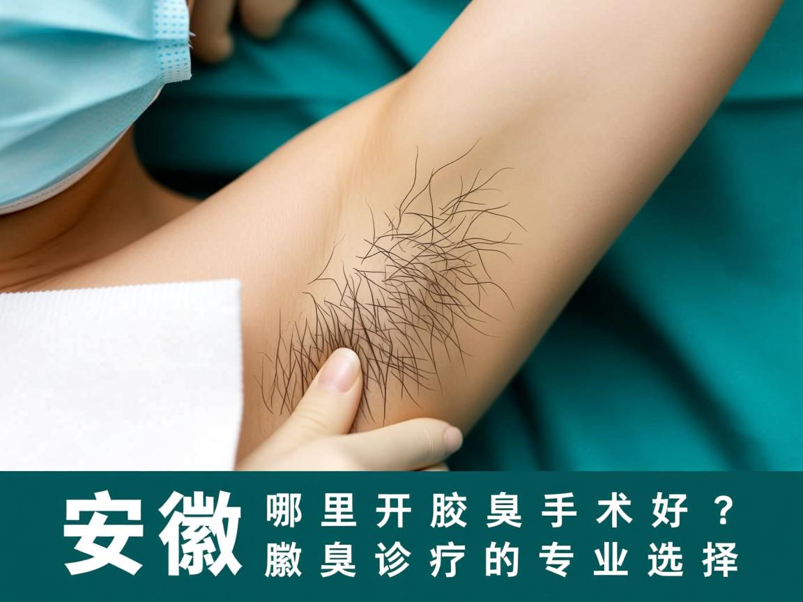 安徽哪里开腋臭手术好？深度解析安徽腋臭诊疗的专业选择