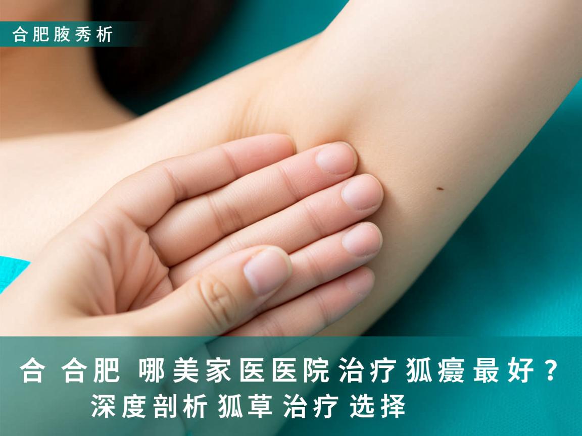 合肥腋秀解析，合肥哪家医院治疗狐臭最好？深度剖析狐臭治疗选择
