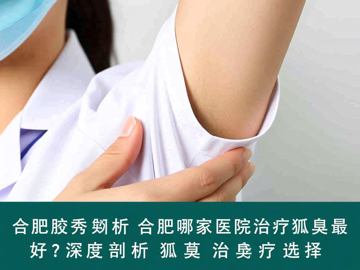 合肥腋秀解析，合肥哪家医院治疗狐臭最好？深度剖析狐臭治疗选择