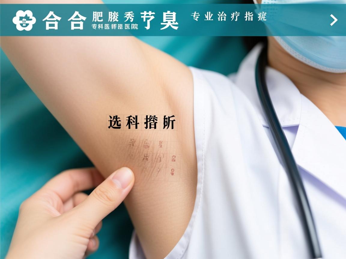 合肥腋秀解析，专业治疗腋臭的专科医院选择指南