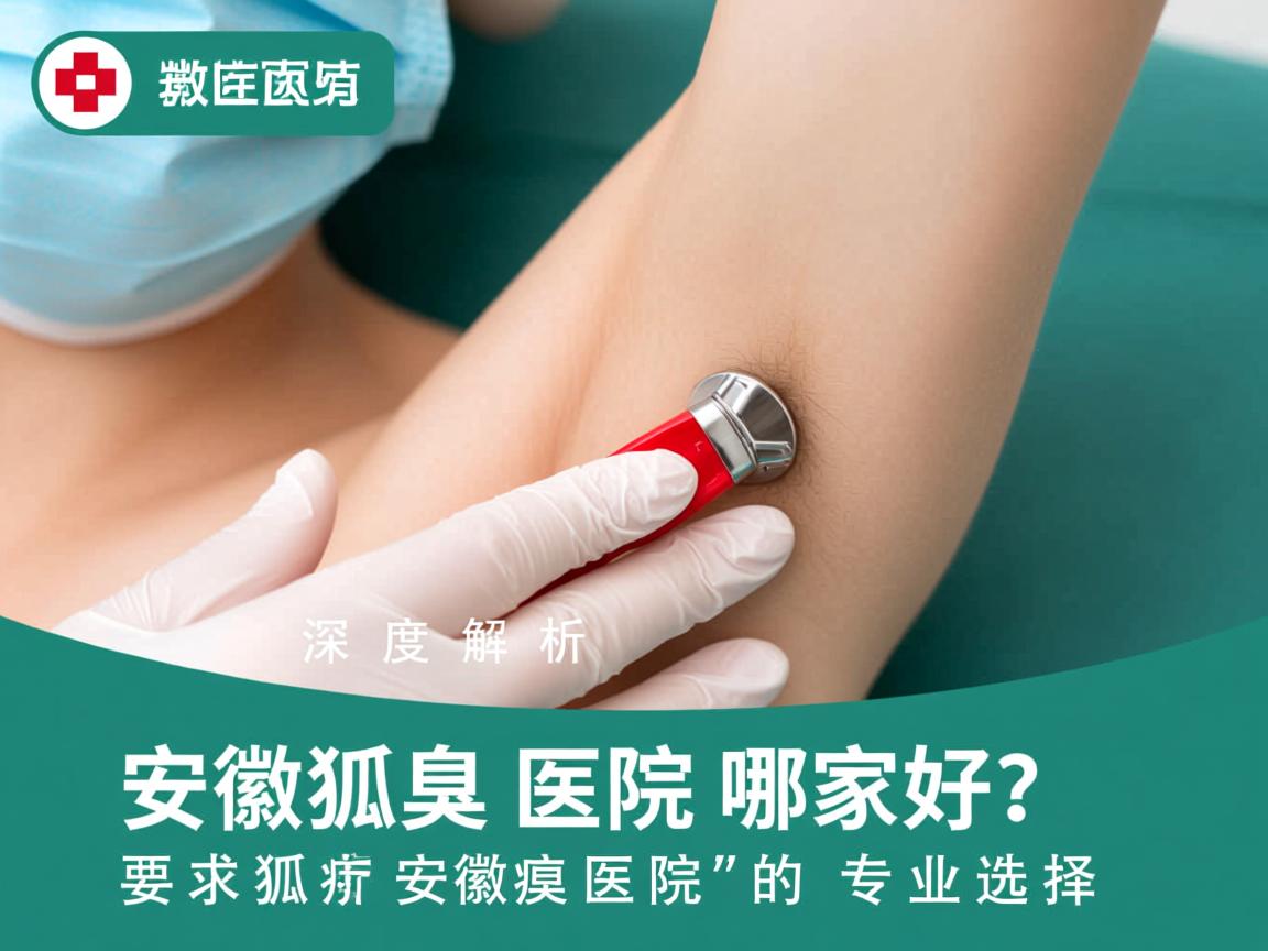安徽狐臭医院哪家好？深度解析安徽狐臭医院的专业选择