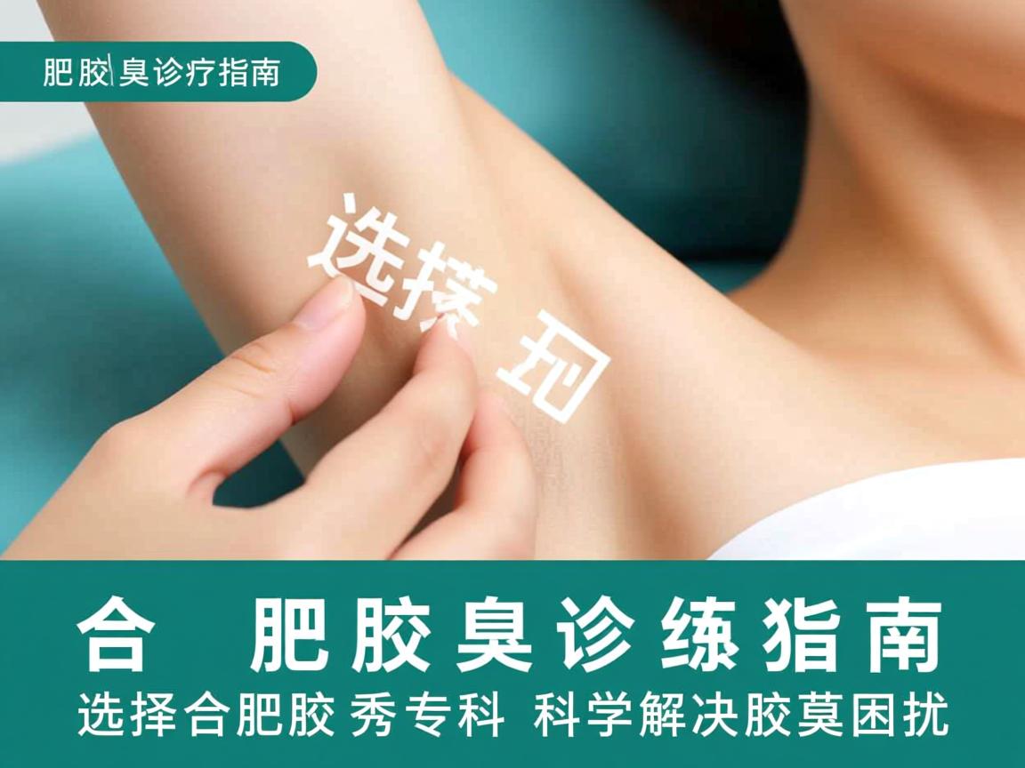 合肥腋臭诊疗指南，选择合肥腋秀专科，科学解决腋臭困扰
