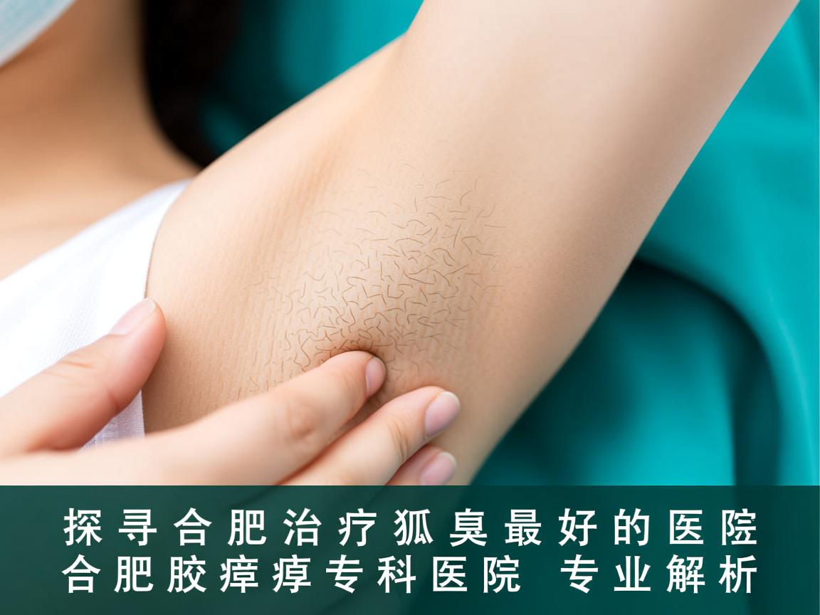 探寻合肥治疗狐臭最好的医院，合肥腋臭专科医院专业解析