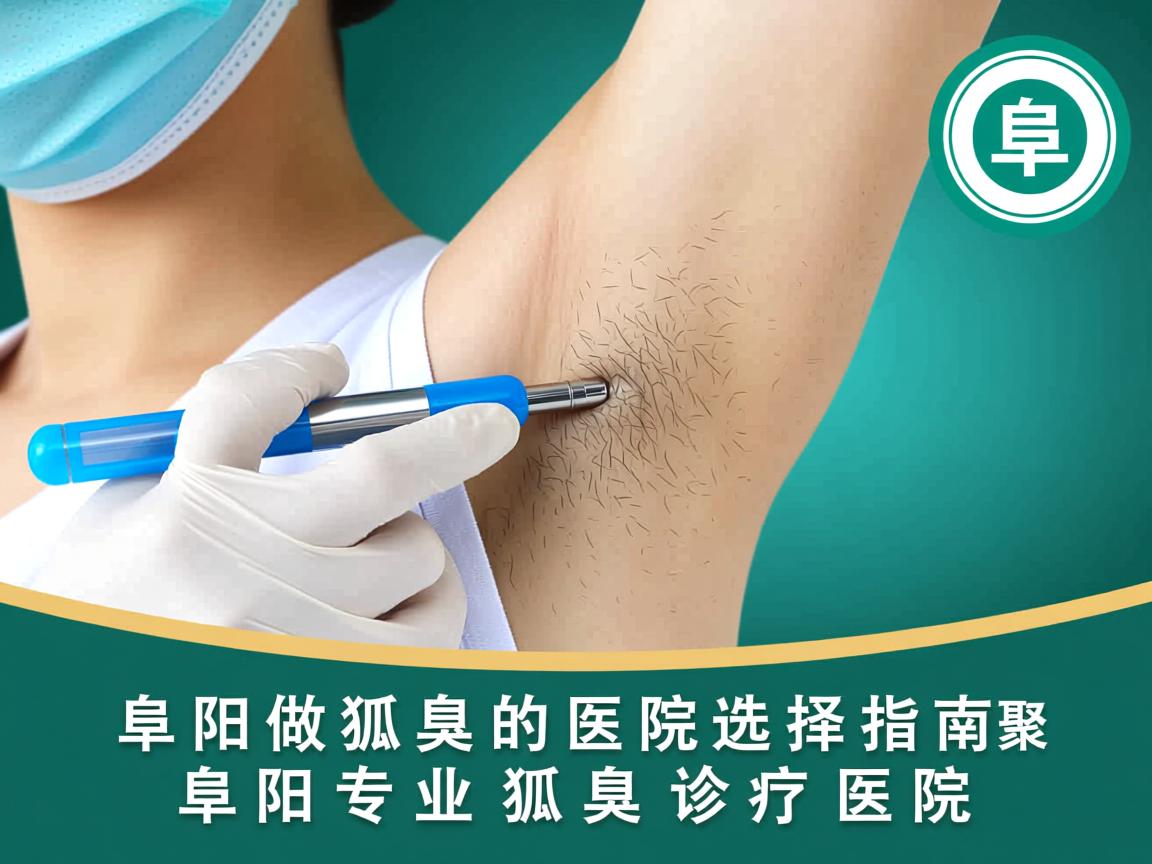 阜阳做狐臭的医院选择指南，聚焦阜阳专业狐臭诊疗医院