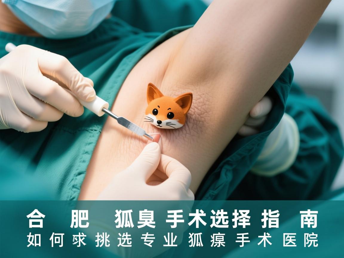 合肥狐臭手术选择指南，如何挑选专业的狐臭手术医院