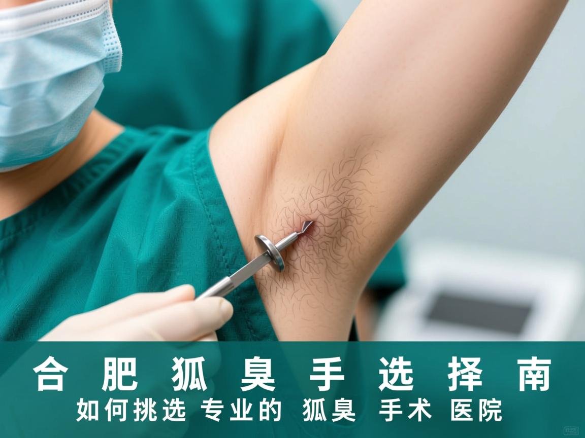 合肥狐臭手术选择指南，如何挑选专业的狐臭手术医院