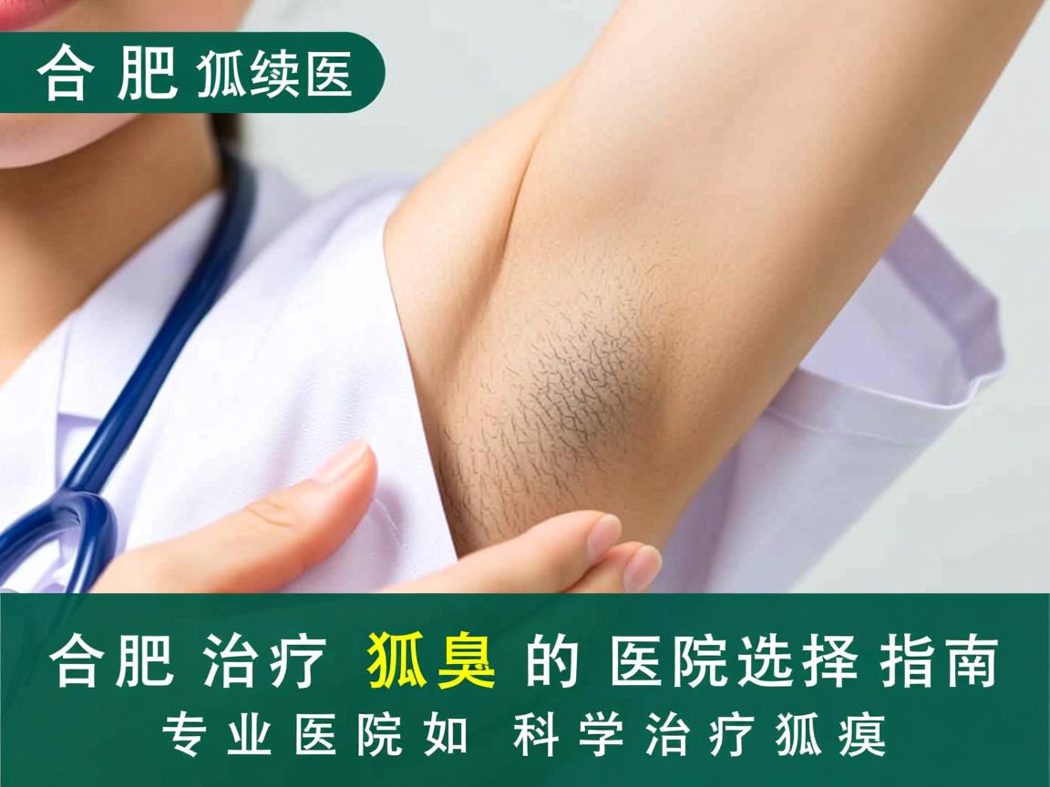 合肥治疗狐臭的医院选择指南，专业医院如何科学治疗狐臭