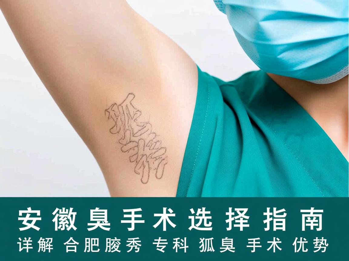 安徽狐臭手术选择指南，详解合肥腋秀专科狐臭手术优势