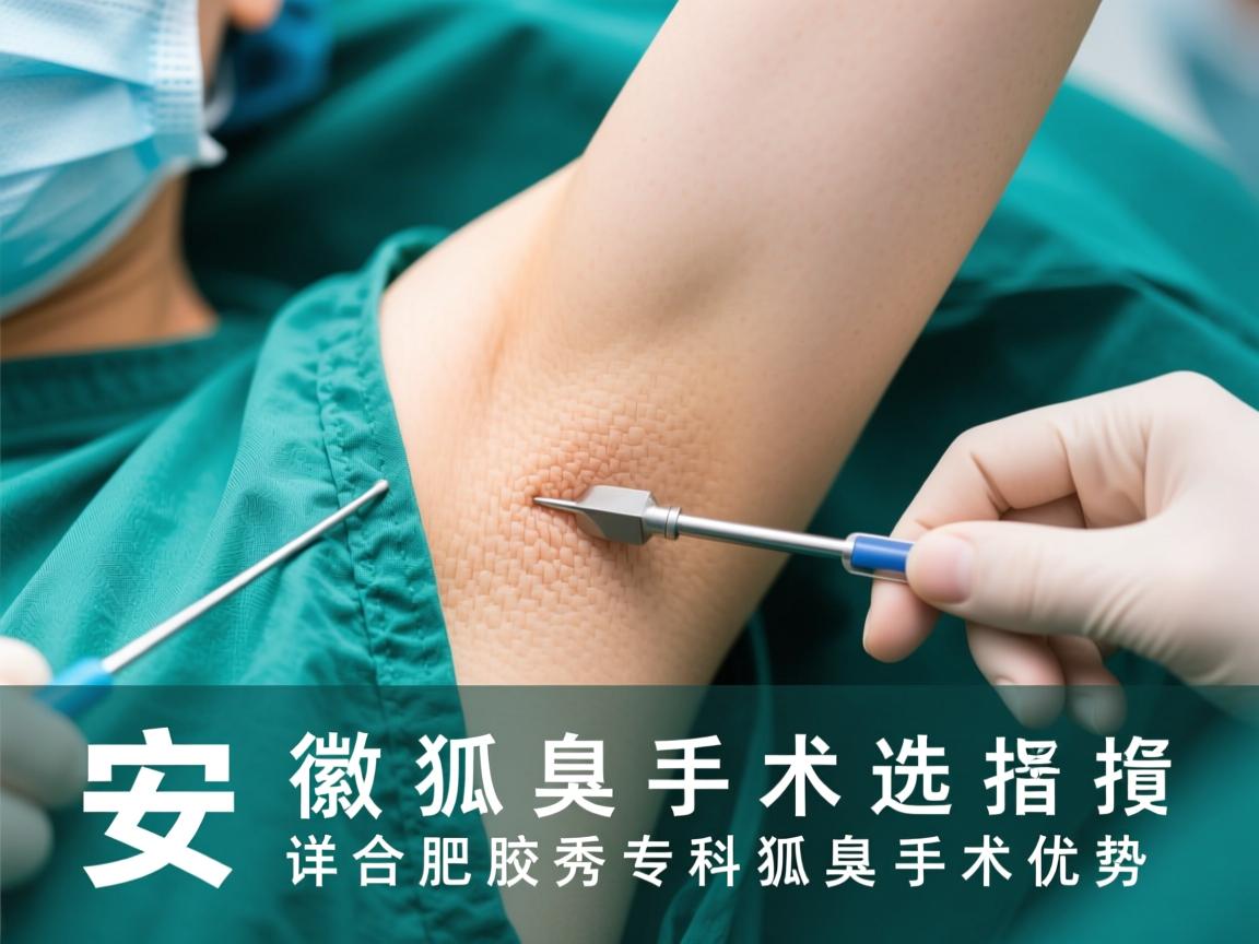 安徽狐臭手术选择指南，详解合肥腋秀专科狐臭手术优势