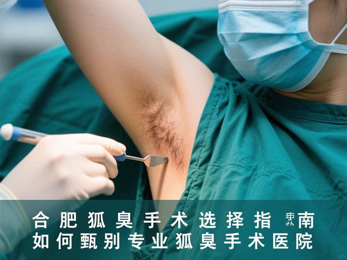 合肥狐臭手术选择指南，如何甄别专业狐臭手术医院
