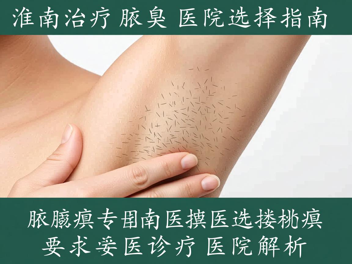 淮南治疗腋臭医院选择指南，专业腋臭诊疗医院解析