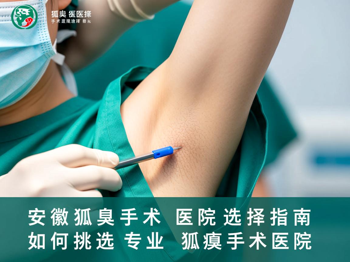 安徽狐臭手术医院选择指南,如何挑选专业狐臭手术医院 安徽狐臭手术医院选择指南,如何挑选专业狐臭手术医院