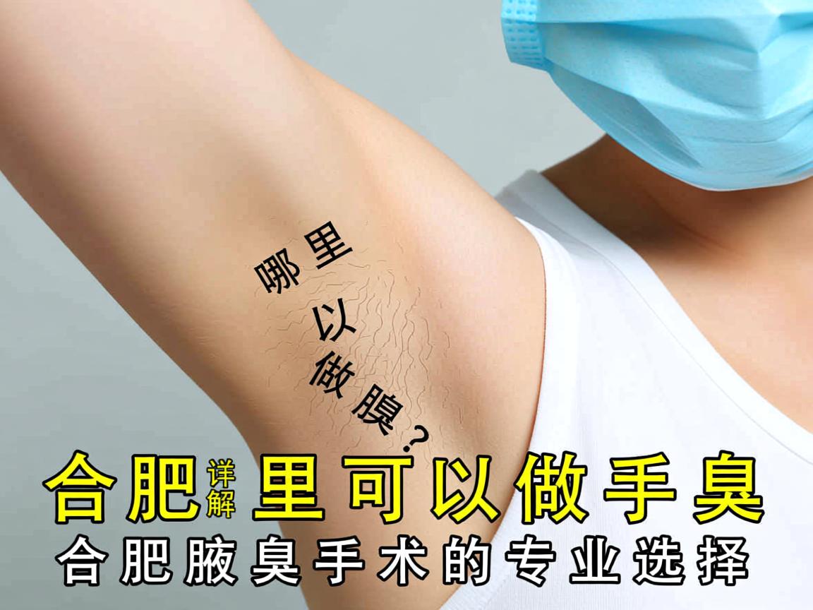合肥哪里可以做腋臭手术?详解合肥腋臭手术的专业选择 合肥哪里可以做腋臭手术?详解合肥腋臭手术的专业选择