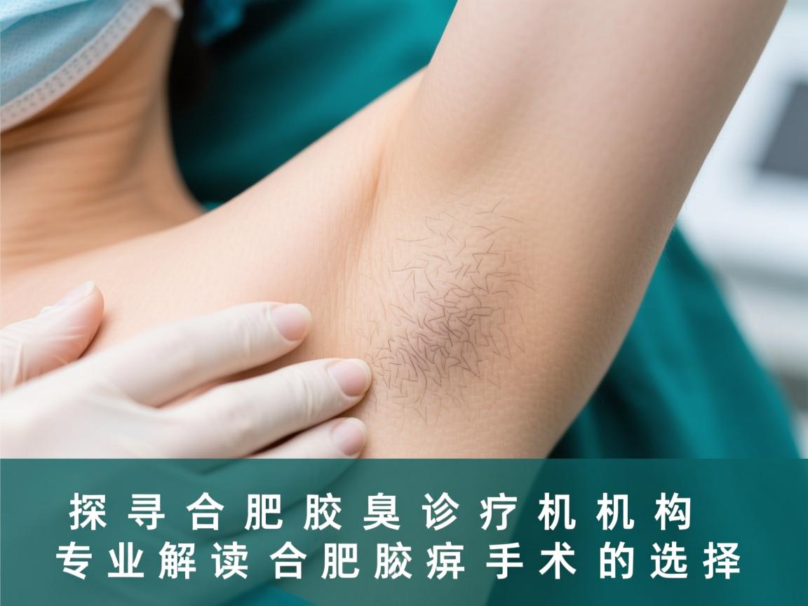 探寻合肥腋臭诊疗机构，专业解读合肥腋臭手术的选择