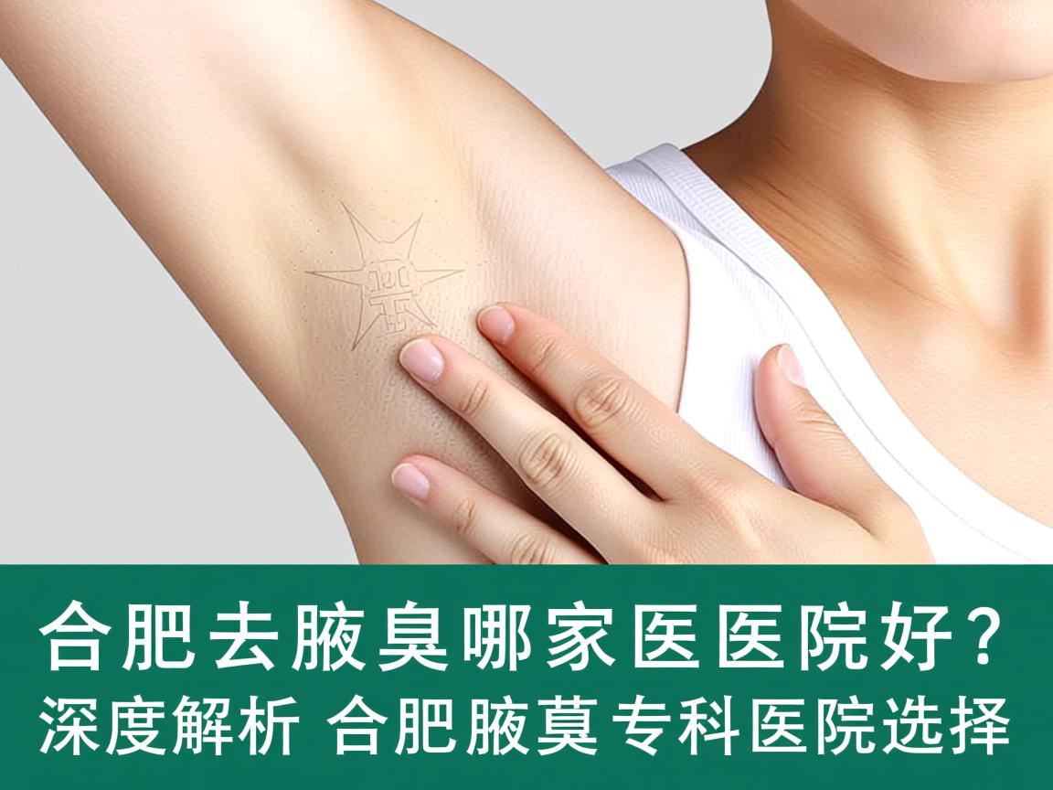 合肥去腋臭哪家医院好？深度解析合肥腋臭专科医院选择