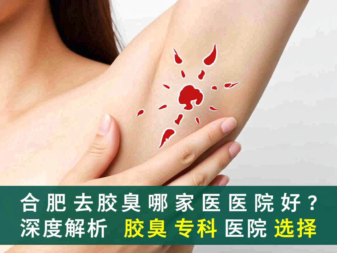 合肥去腋臭哪家医院好？深度解析合肥腋臭专科医院选择