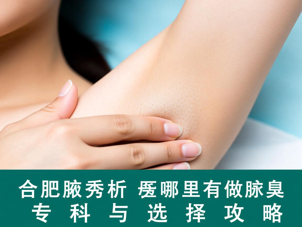 合肥腋秀解析，合肥哪里有做腋臭的专科与选择攻略