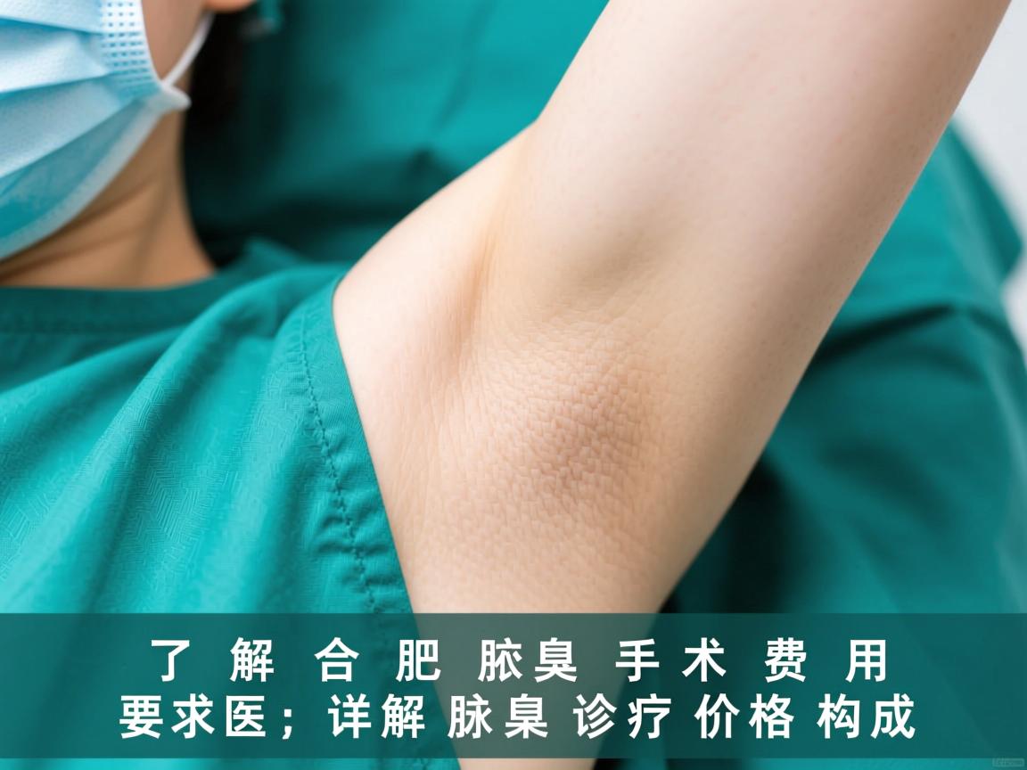 了解合肥腋臭手术费用，详解腋臭诊疗价格构成