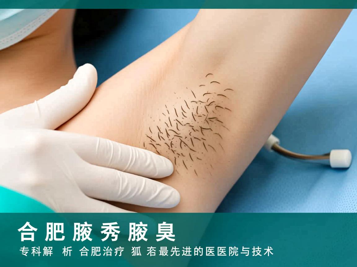 合肥腋秀腋臭专科解析，合肥治疗狐臭最先进的医院与技术