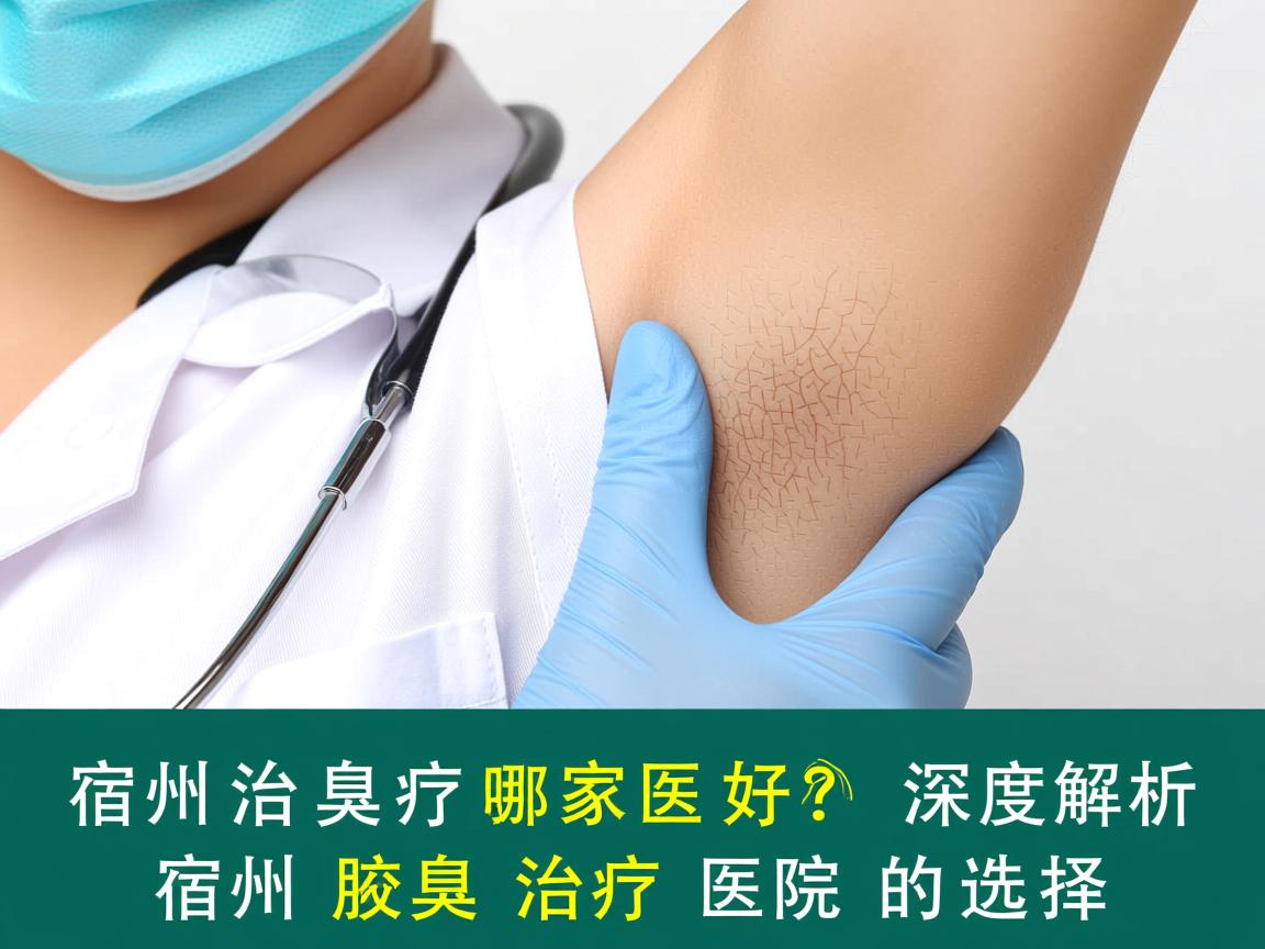宿州治疗腋臭哪家医院好？深度解析宿州腋臭治疗医院的选择