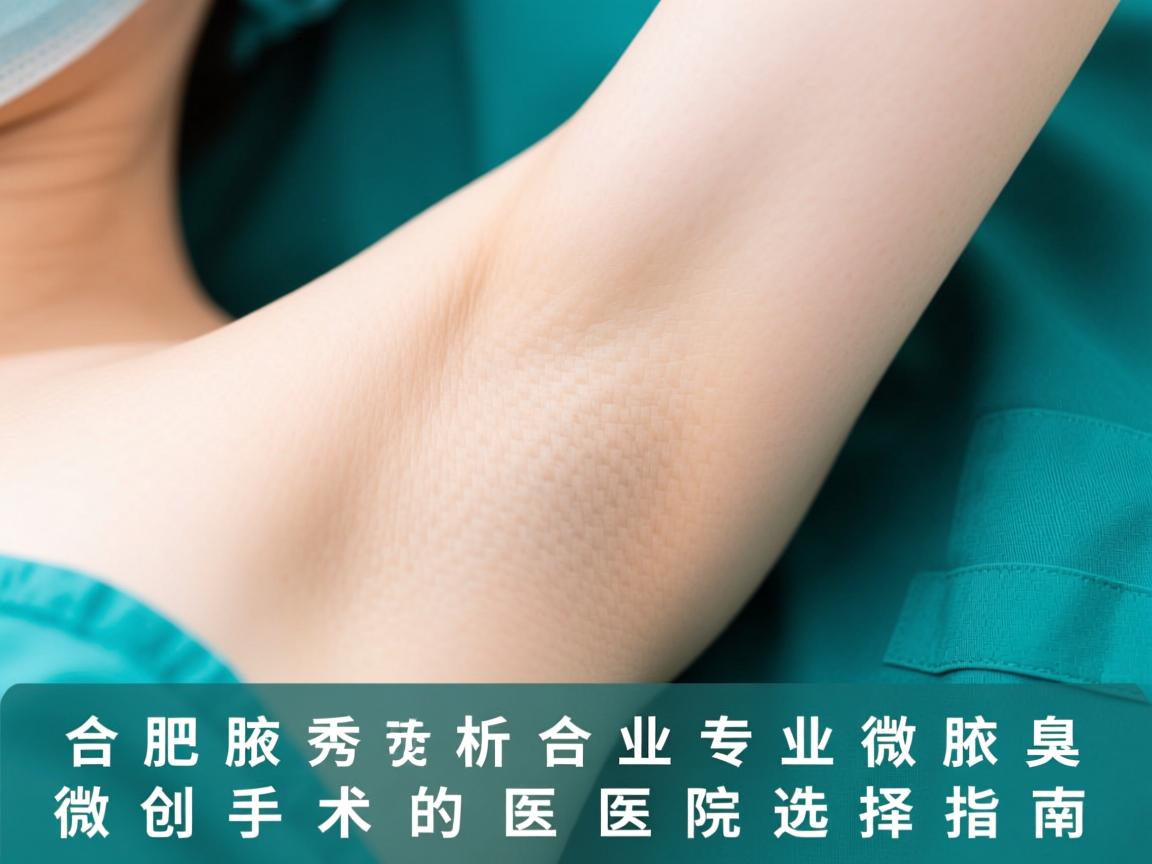 合肥腋秀解析，合肥专业做腋臭微创手术的医院选择指南