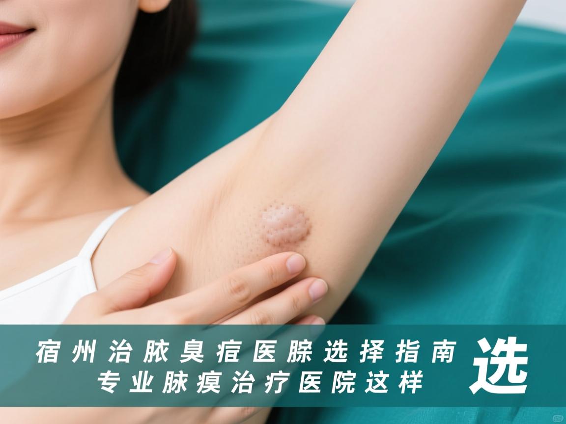 宿州治疗腋臭医院选择指南，专业腋臭治疗医院这样选