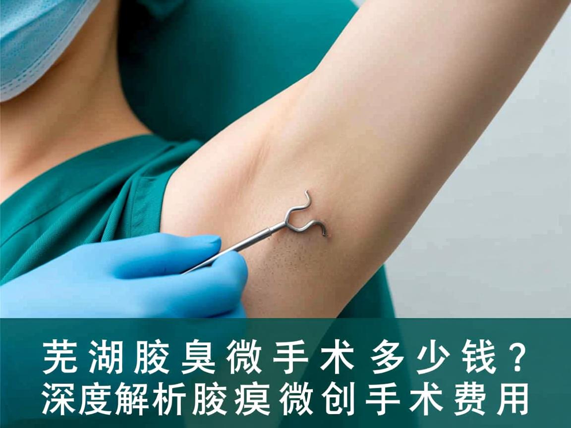 芜湖腋臭微创手术多少钱？深度解析腋臭微创手术费用