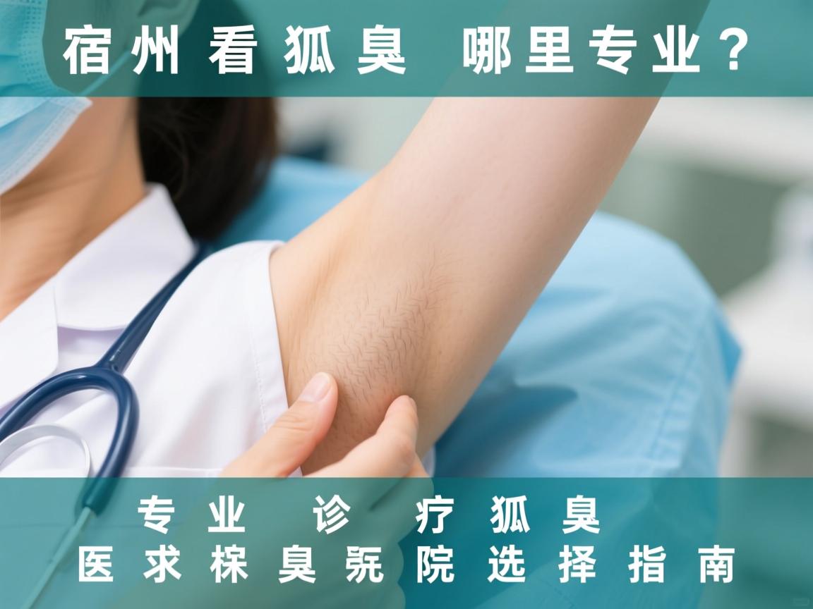 宿州看狐臭哪里专业？专业诊疗狐臭医院选择指南